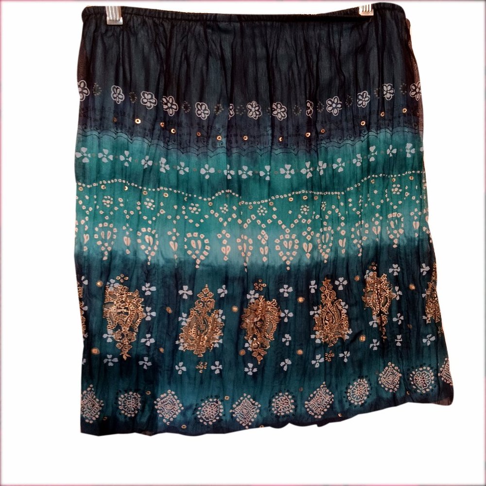 Xhilaration Sheer Lace Mini Skirt Size Medium